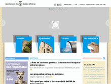 Tablet Screenshot of caldetes.cat